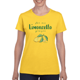 "For me Limoncello" Tied Knotted Women's short sleeve t-shirt - AMALFITANA STORE