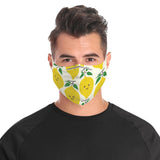 "Happy Lemons" Cloth Face Mask For Adults - AMALFITANA STORE