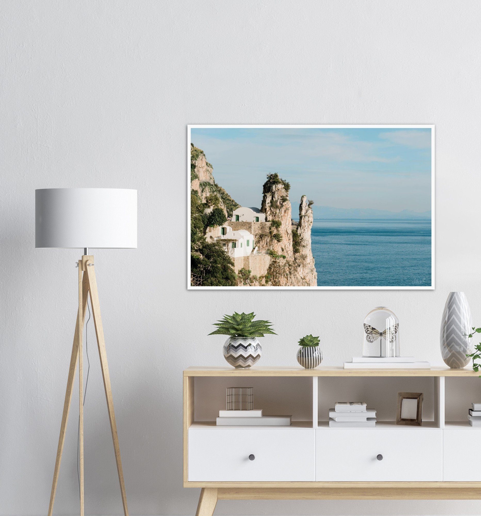 "House by the Sea" Premium Semi-Glossy Print