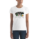 How 2021 Looks Like?! Women's short sleeve tied knotted t-shirt