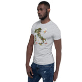 Italy Map Short-Sleeve Unisex T-Shirt - AMALFITANA STORE