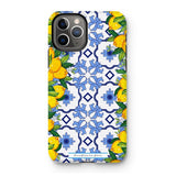 Lemon Tiles Phone Tough Case - AMALFITANA STORE