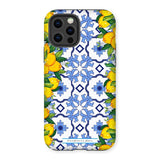 Lemon Tiles Phone Tough Case - AMALFITANA STORE