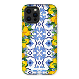 Lemon Tiles Phone Tough Case - AMALFITANA STORE