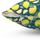 Lemons Amalfitana Style Spun Polyester Square Pillow 16x16" - AMALFITANA STORE