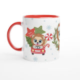 Leo Xmas White 11oz Ceramic Mug