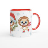 Leo Xmas White 11oz Ceramic Mug - AMALFITANA STORE