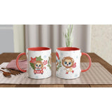 Leo Xmas White 11oz Ceramic Mug - AMALFITANA STORE