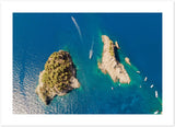 "Li Galli Island" Aerial View Premium Semi-Glossy Print