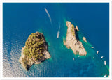 "Li Galli Island" Aerial View Premium Semi-Glossy Print