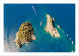 "Li Galli Island" Aerial View Premium Semi-Glossy Print