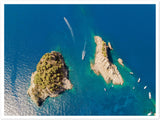 "Li Galli Island" Aerial View Premium Semi-Glossy Print