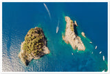 "Li Galli Island" Aerial View Premium Semi-Glossy Print