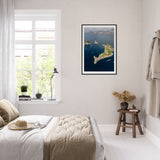 Li Galli Island - Positano | Amalfi Coast | Drone Shot | Print Museum-Quality Matte Paper Wooden Framed - AMALFITANA STORE