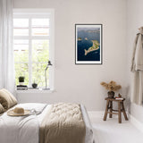 Li Galli Island - Positano | Amalfi Coast | Drone Shot | Print Museum-Quality Matte Paper Wooden Framed - AMALFITANA STORE