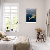 Li Galli Island - Positano | Amalfi Coast | Drone Shot | Print Museum-Quality Matte Paper Wooden Framed - AMALFITANA STORE