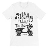Life is a Journey - Vespa Collection - Short-Sleeve Unisex T-Shirt Bella+Canvas - AMALFITANA STORE