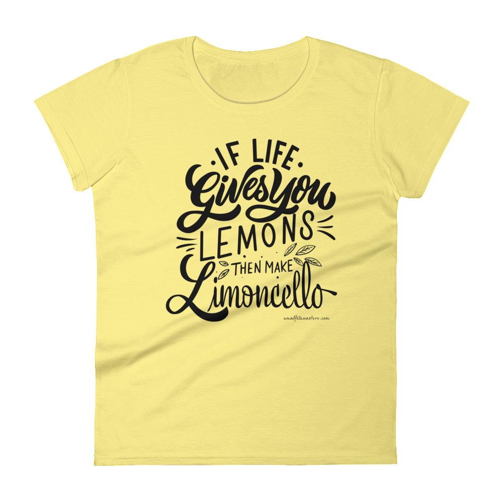 "Limoncello" Women's short sleeve t-shirt - AMALFITANA STORE