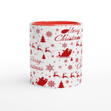 Merry Christmas White 11oz Ceramic Mug - AMALFITANA STORE