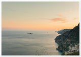"Monte Pertuso Sunset" Positano Premium Matte Paper Print
