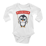 "Penguin" Classic Baby Long Sleeve Onesies - AMALFITANA STORE