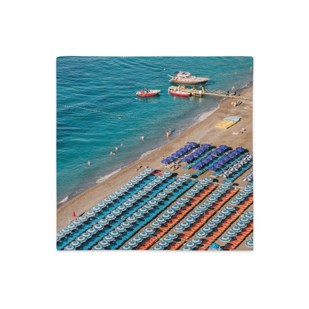 Positano Beach Premium Pillow Case