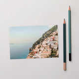 Positano Buildings Postcard