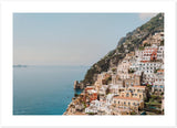Positano Buildings Premium Semi-Glossy Print