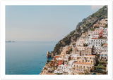 Positano Buildings Premium Semi-Glossy Print