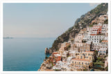 Positano Buildings Premium Semi-Glossy Print