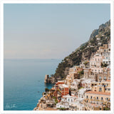 Positano Buildings Premium Semi-Glossy Print