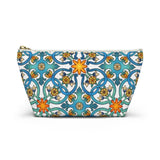 Positano Ceramic Tiles Accessory Pouch w T-bottom Travel Bag - AMALFITANA STORE