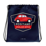 "Positano Dolce Vita" Drawstring bag - AMALFITANA STORE
