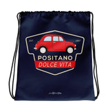 "Positano Dolce Vita" Drawstring bag - AMALFITANA STORE