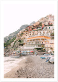 Positano Main Beach Premium Semi-Glossy Print