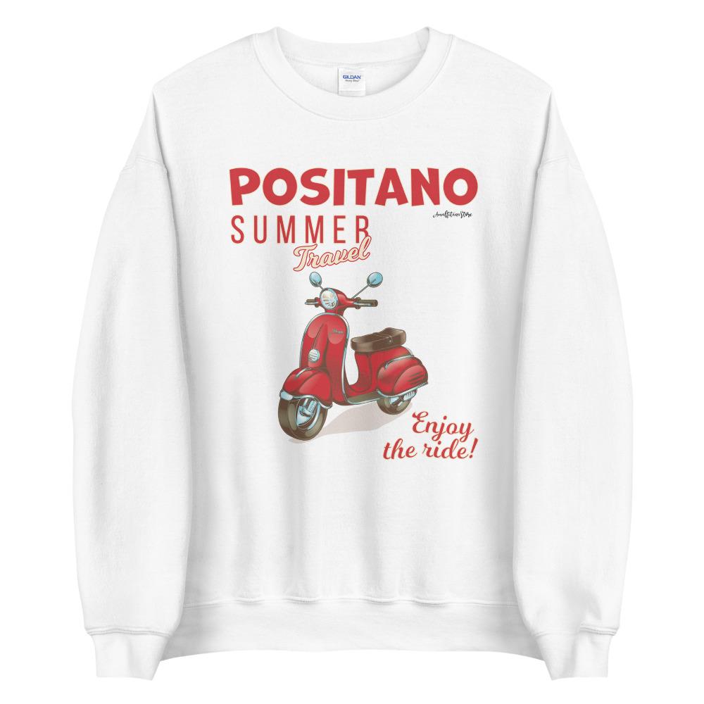 Positano Summer Travel - Vespa Collection - Unisex Sweatshirt - AMALFITANA STORE