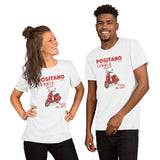 Positano Summer Travel Vespa Short-Sleeve Unisex T-Shirt Bella+Canvas - AMALFITANA STORE