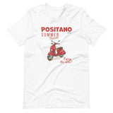 Positano Summer Travel Vespa Short-Sleeve Unisex T-Shirt Bella+Canvas - AMALFITANA STORE