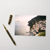 Positano Sunset Postcard