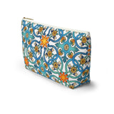 Positano Tiles Ceramic Travel Bag Accessory Pouch w T-bottom - AMALFITANA STORE