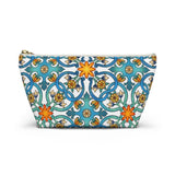 Positano Tiles Ceramic Travel Bag Accessory Pouch w T-bottom - AMALFITANA STORE