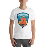 Positano Vespa Collection Short-Sleeve Unisex T-Shirt Bella+Canvas