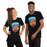 Positano Vespa Collection Short-Sleeve Unisex T-Shirt Bella+Canvas - AMALFITANA STORE