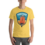Positano Vespa Collection Short-Sleeve Unisex T-Shirt Bella+Canvas - AMALFITANA STORE