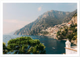 Positano View from "Villa Tre Ville" Premium Semi-Glossy Print