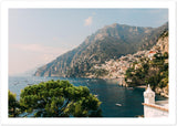 Positano View from "Villa Tre Ville" Premium Semi-Glossy Print