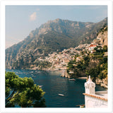 Positano View from "Villa Tre Ville" Premium Semi-Glossy Print