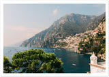 Positano View from "Villa Tre Ville" Premium Semi-Glossy Print