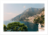 Positano View from "Villa Tre Ville" Premium Semi-Glossy Print