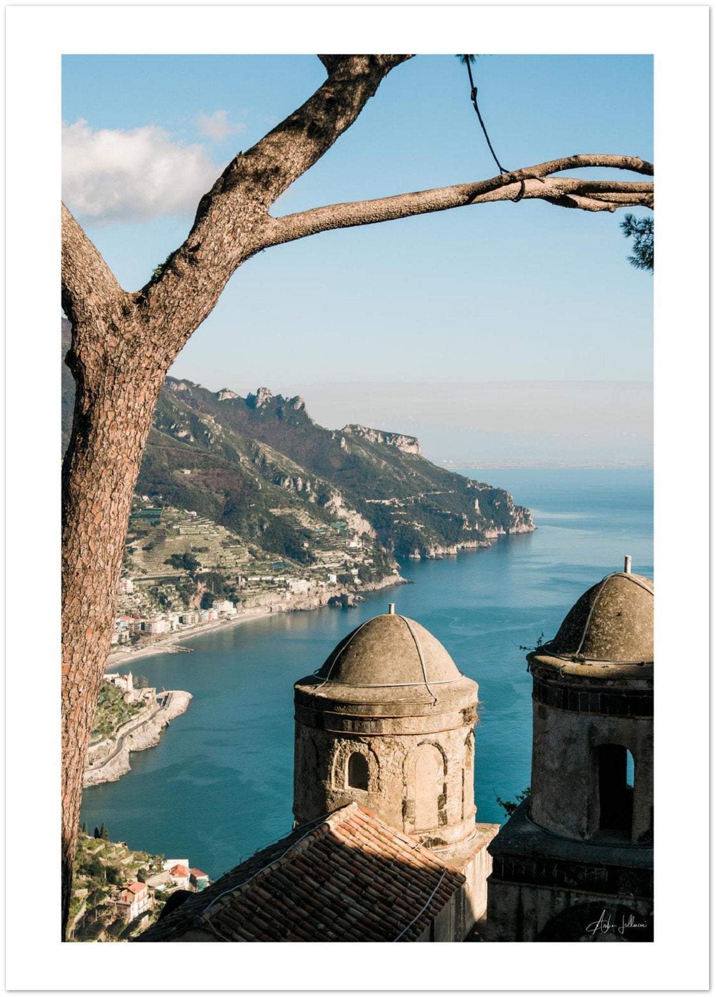 "Postcard" from Ravello Premium Semi-Glossy Print - AMALFITANA STORE